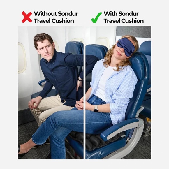 NWOT Sondur Travel Seat Cushion Never Used in Bags (2 in pack) - Picture 8 of 12